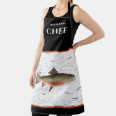 Rustic Aspen Bark Trout Fishman Lake House Schort (Insitu)