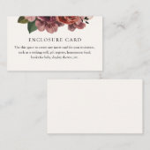 Rustic Autumn Branch Enclosure Card Informatiekaartje (Voorkant / Achterkant)