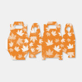 Rustic Autumn Fall Leaves Pattern Bedankdoosjes (Uitgevouwen)