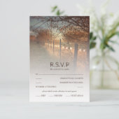 Rustic Autumn Farm Mariage de automne RSVP (Debout devant)