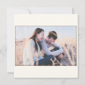 Rustic Autumn Floral Wedding Hoesje Save The Date (Achterkant)