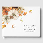 Rustic Autumn Foliage Mariage Livre d'or<br><div class="desc">Découvrez les souvenirs de votre journée spéciale avec ce livre d'hôte Mariage de photos Rustique, idéal pour une fête d'automne. Doté de tons chauds et terreux et d'élégants détails de feuillage, ce livre d'hôtes personnalisable est un endroit où vos invités peuvent laisser des messages sincères. Correspondance d'articles dans notre magasin....</div>