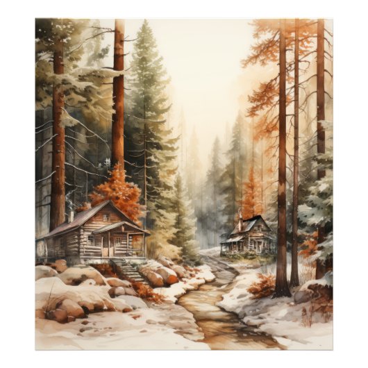 Rustic Autumn Foto Afdruk (Voorkant)