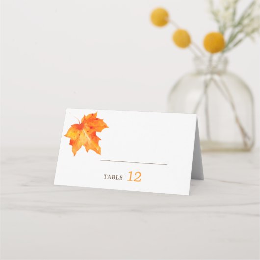 Rustic Autumn Herfst in Love Wedding (Voorkant)