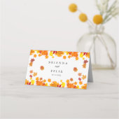 Rustic Autumn Leaves Wedding (Achterkant)