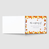 Rustic Autumn Leaves Wedding Gastenboek (Volledig)
