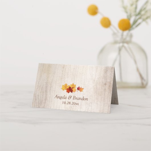 Rustic Autumn leveert String Lights Wedding Table (Achterkant)