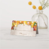 Rustic Autumn leveert String Lights Wedding Table (Voorkant)