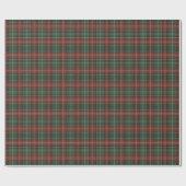 Rustic Autumn Plaid Cadeaupapier (Vlak)