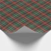 Rustic Autumn Plaid Cadeaupapier (Hoek)