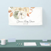 Rustic Autumn Pumpkin Baby shower Banner (Beurs)