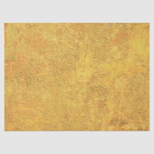 Rustic Autumn Texture Gold Tissuepapier (Voorkant)