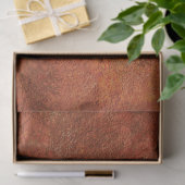 Rustic Autumn Texture Rust Tree Decougauge Tissuepapier (Geschenk)