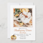 Rustic Autumn Thanksgiving Innodiging Kaart (Voorkant)