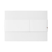 Rustic Autumn Waterverf Floral Wedding Uitnodigingen Wikkel (Achterkant Voorbeeld)