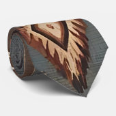 Rustic Aztec Tribal Design Stropdas (Opgerold)