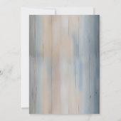 Rustic Baby’s Breath Mason Jar Faire-part de maria (Dos)