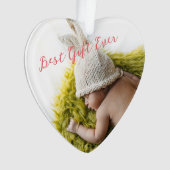 Rustic Baby's 1st Christmas Milestone Photo (devant)