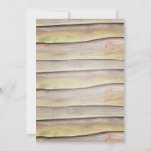 Rustic Baby's Breath Heart Twinkle Wedding Kaart (Achterkant)