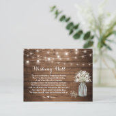 Rustic Baby's Radekkinglampjes die goed werken Briefkaart (Staand voorkant)