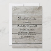 Rustic Bachelorette Time to Drink Champagne Kaart (Achterkant)