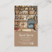 Rustic Bakery Junk Journal Visitekaartje (Achterkant)