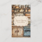 Rustic Bakery Junk Journal Visitekaartje (Voorkant)