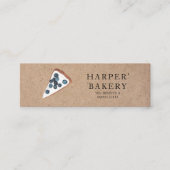 Rustic Bakery Mini Visitekaartje | Kraft (Voorkant)