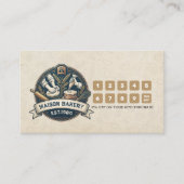 Rustic Bakery Store Pastry Desserts Loyalty Punch (Voorkant)