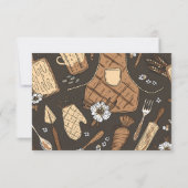 Rustic Baking Business Bedankkaart (Achterkant)