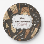 Rustic Baking Business Papieren Bordje (Voorkant)