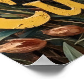 Rustic Bandit: Wasbeer aan het stuur Poster (Hoek)