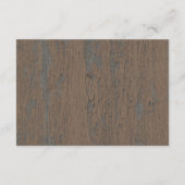 Rustic Bark Direction Card Informatiekaartje (Achterkant)