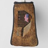 Rustic Barn American Flag Golfheadcover (Draai 90)