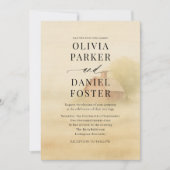 Rustic Barn Farmhouse Watercolor Wedding Kaart (Voorkant)