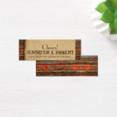 Rustic Barn Mariage Bois Boire Billets (Bureau)