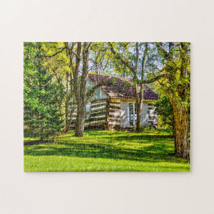 Rustic Barn Ohio. Jigzaag Puzzle Legpuzzel