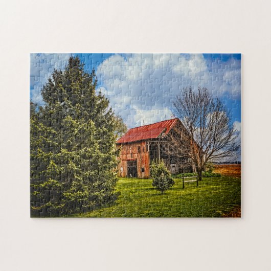 Rustic Barn Ohio. Legpuzzel (Horizontaal)