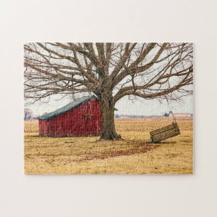 Rustic Barn Ohio. Legpuzzel