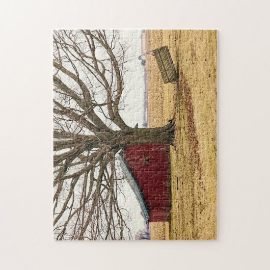 Rustic Barn Ohio. Legpuzzel (Verticaal)