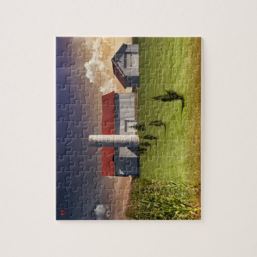 Rustic Barn Ohio Legpuzzel (Verticaal)