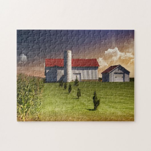 Rustic Barn Ohio. Legpuzzel (Horizontaal)