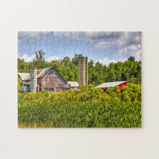 Rustic Barn Ohio. Legpuzzel (Horizontaal)
