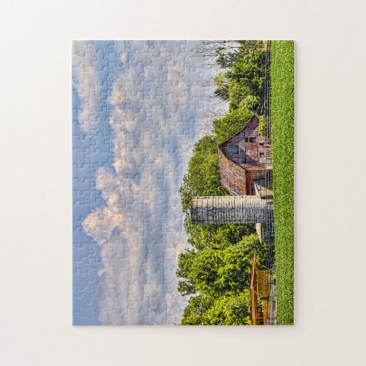 Rustic Barn Ohio. Legpuzzel (Verticaal)