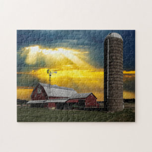 Rustic Barn Ohio. Legpuzzel