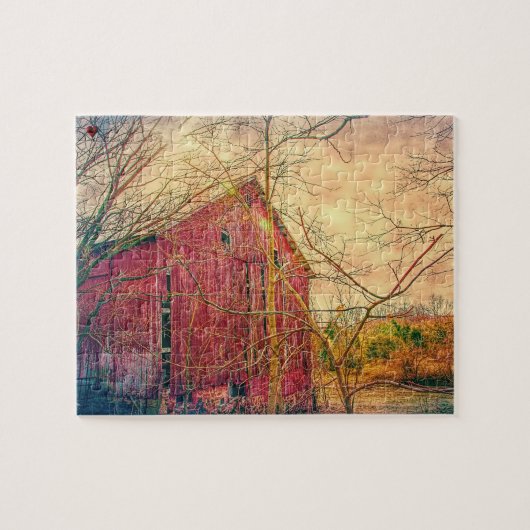Rustic Barn Ohio Legpuzzel (Horizontaal)
