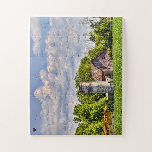 Rustic Barn Ohio Legpuzzel (Verticaal)
