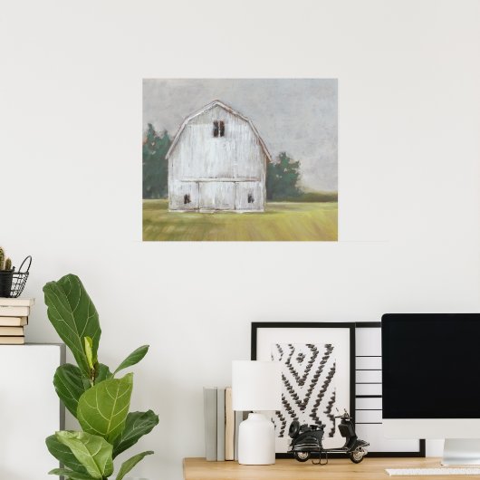 Rustic Barn Poster (Thuiskantoor)