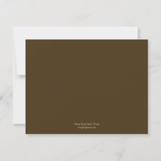 Rustic Barn slaat de datumkaart op Save The Date (Achterkant)