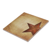 Rustic Barn Star Tegeltje (Zijkant)